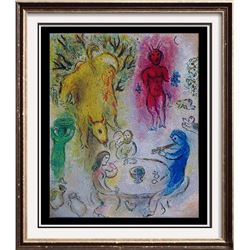 Marc Chagall "After" Colored Lithograph Dealer Liquidating