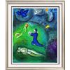 Image 1 : Marc Chagall "After" Fantastic Colored Lithograph Sale