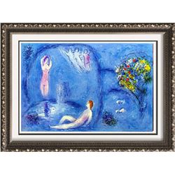 Marc Chagall "After" Lithograph Colored Collectible Art