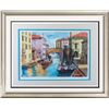 Image 1 : Beautiful Colorful Etching Signed Limited Ed Venice