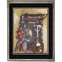 Wifredo Lam Rare Colored Litho from Special Issue of XX Siecle Review