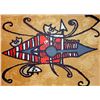 Image 2 : Wifredo Lam Rare Colored Litho from Special Issue of XX Siecle Review