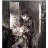 Image 3 : Edmund Blampied The Cider Barrel. 1928-29. Drypoint. Appleby 134. 10 5/8 x 10 1/2 (sheet 15 7/8 x 12