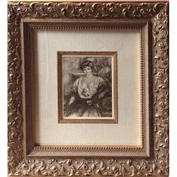 c.1924 Pierre Auguste Renoir Lithograph after the original Portrait de Mme. E. First State