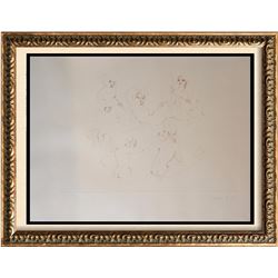 Leonor Fini Rare 1980 Images of Nude Etching Hand Signed Limited Edition Rare