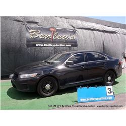 2013 FORD TAURUS ~ 140,556 MILES VIN: 1FAHP2L80DG108083, SEDAN, FWD, V6, 3.5L, BLACK, AC COLD, 1/4 G