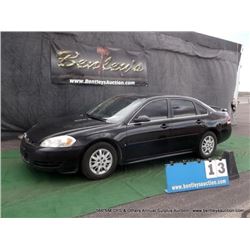 2009 CHEVROLET IMPALA ~ 129,138 MILES VIN: 2G1WS57M091165809, SEDAN, FWD, V6, 3.9L, BLACK, AC WARM, 