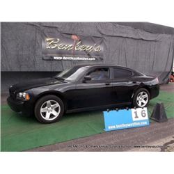 2010 DODGE CHARGER ~ 130,988 MILES VIN: 2B3AA4CV0AH215649, SEDAN, RWD, V6, 3.5L, BLACK, AC COLD, 1/2