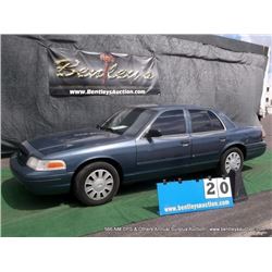 2007 FORD CROWN VICTORIA ~ 124,245 MILES VIN: 2FAFP71W77X153039, SEDAN, RWD, V8, 4.6L, BLUE, ROCK CH