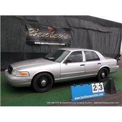2010 FORD CROWN VICTORIA ~ 125,341 MILES VIN: 2FABP7BV6AX112882, SEDAN, RWD, V8, 4.6L, AC COLD, WIND