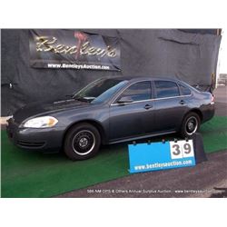 2010 CHEVROLET IMPALA ~ 131,123 MILES VIN: 2G1WD5EM4A1187409, SEDAN, FWD, V6, 3.9L, DARK GREY, AC CO