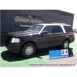 2010 FORD EXPEDITION 4X4 ~ 156,936 MILES VIN: 1FMJU1G52AEA88033, SUV, 4X4, V8, 5.4L, BLACK & WHITE, 