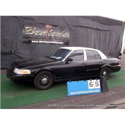 2010 FORD CROWN VICTORIA ~ 143,896 MILES VIN: 2FABP7BV0AX123537, SEDAN, RWD, V8, 4.6L, BLACK & WHITE