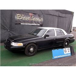 2010 FORD CROWN VICTORIA ~ 144,370 MILES VIN: 2FABP7BV4AX119281, SEDAN, RWD, V8, 4.6L, BLACK & WHITE