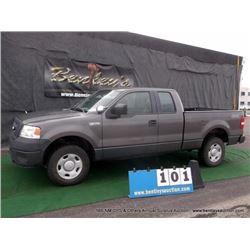 2008 FORD F-150 PICKUP 4x4 ~ 126,186 MILES VIN: 1FTPX14V78FB59662, PICKUP, 4x4, V8, 5.4L, DARK GREY,