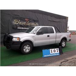 2007 FORD F-150 PICKUP 4WD ~ 126,823 MILES VIN: 1FTPX14V97FB29013, PICKUP, 4WD, V8, 5.4L, GREY, A/C 