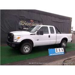 2011 FORD F-250 SUPER DUTY 4x4 ~ 136,398 MILES VIN: 1FT7X2BT6BEB32988, PICKUP, 4x4, V8, 6.7L T, WHIT