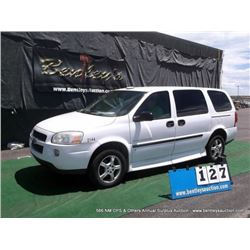 2008 CHEVROLET UPLANDER VAN ~ 201,496 MILES VIN: 1GBDV13W68D212032, CARGO VAN, FWD, 3.9L V6 OHV 12V 