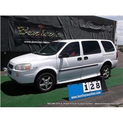 2008 CHEVROLET UPLANDER VAN ~ 150,002 MILES VIN: 1GBDV13W88D211898, CARGO VAN, FWD, 3.9L V6 OHV 12V 