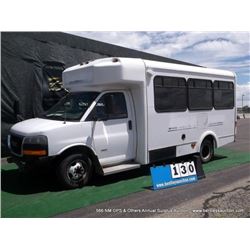 2008 GMC SAVANA  PASSENGER BUS ~ 116,370 MILES VIN: 1GDJG316981201174, CUTAWAY, RWD, 6.6L V8 OHV 32V