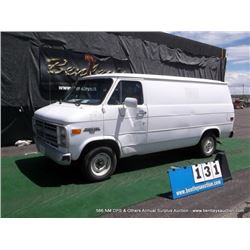 1991 CHEVROLET CHEVY VAN ~ 055,950 MILES VIN: 1GCDG15Z0M7119397, FULL-SIZE VAN, RWD, V6, 4.3L, A/C C
