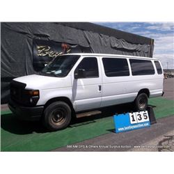 2009 FORD ECONOLINE E350 VAN ~ 116,195 MILES VIN: 1FBSS31L59DA42946, E-SERIES WAGON, FULL-SIZE, RWD,