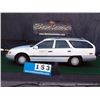 Image 2 : 1992 FORD TAURUS WAGON ~ 06627 MILES SHOWING VIN: 1FACP55UXNG186197, FWD, V6, 3.0L, WHITE, AC COLD, 