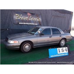 2000 FORD CROWN VICTORIA ~ 098,487 MILES VIN: 2FAFP71W5YX197946, SEDAN, RWD, V8, 4.6L, GREY, WINDSHI