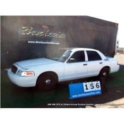 2003 FORD CROWN VICTORIA ~ 94,019 MILES VIN: 2FAFP71W53X187152, SEDAN, RWD, V8, 4.6L, WHITE, AC COLD