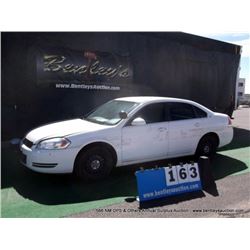 2008 CHEVROLET IMPALA ~ 94,338 MILES VIN: 2G1WS553781370200, SEDAN, FWD, V6, 3.9L, WHITE, A/C HOT, 3
