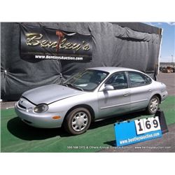 1997 FORD TAURUS ~ 215,563 MILES VIN: 1FALP52U6VA308299, SEDAN, FWD, V6, 3.0L, SILVER, A/C WARM, 3/4