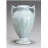 Image 1 : Roseville Carnelian II Two-Handled Vase, Circa 1915, Having an ovoid body raised on a circula...