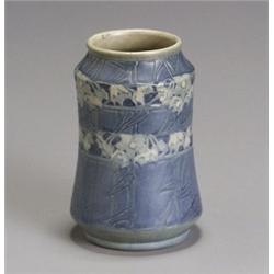 Newcomb Pottery Matte Glaze Vase, Decorated by Julia Michel Hoerner, Circa 1913-1916, The tap...