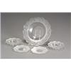 Image 1 : Group of Nine Lalique Frosted and Molded Clear Glass Table Articles, Post 1945, Consisting of...