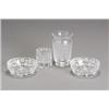 Image 1 : Group of Four Lalique Frosted and Molded Clear Glass Table Articles, Post 1945, Consisting of...