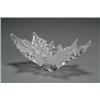 Image 1 : Lalique Molded and Frosted Glass +ChÉne ' Center Bowl, Designed by Marc Lalique, Model Introduc...