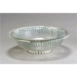 RenÄ Lalique Molded and Frosted Glass +Montigny ' Centerbowl, Model Introduced November 10, 192...