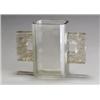 Image 1 : RenÄ Lalique Molded and Frosted Glass +Margaret ' Vase, Model Introduced July 1, 1929 (Marcilha...