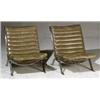 Image 1 : Pair of Contemporary Chromed Metal Lounge Chairs, Design Possibly by Paul Kjaerholm, Circa 1950...