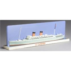 Illuminated Wood Ship Model of the +Mauritania ', Art Model Studios, Mount Vernon, NY, Circa 19...