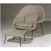 Image 1 : Eero Saarinen +Womb ' Lounge Chair and Ottoman, Design Introduced 1948, Manufactured by Knoll I...