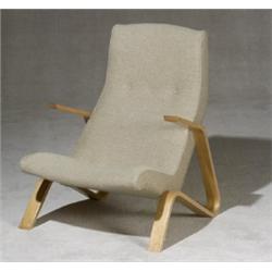 Eero Saarinen +Grasshopper ' Lounge Chair, Design Introduced 1948, Manufactured by Knoll Intern...