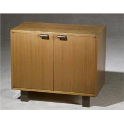 George Nelson Two-Door Cabinet, Design Introduced Circa 1950, Manufactured by Herman Miller,...