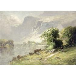 Frank Thomas Carter (British 1853-1934), Warm Day in the Mountains, Signed Frank T. Carter l....