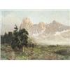 Image 1 : Ivan Fedorovich Choultse (Russian 1877-1932), Alpine Landscape, Signed Choultse l.r., Oil o...