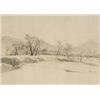 Image 1 : William Stanley Haseltine (American 1835-1900), Tivoli, Unsigned, Ink, wash and pencil on p...