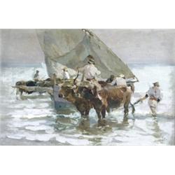 Mathias J. Alten (American 1871-1938), Valencia, Signed M. Alten, located and dated 1912 l.r....