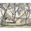 Image 1 : Lucie Hartrath (American 1868-1962), Rolling Hills, Signed L. Hartrath l.l.; also titled and...