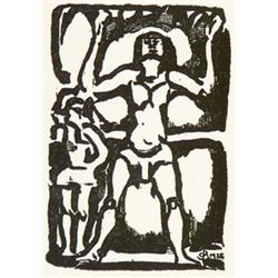 After Georges Rouault (French 1871-1958), Pierrot, Jongleur and Les Ballerines: From Cirque de...