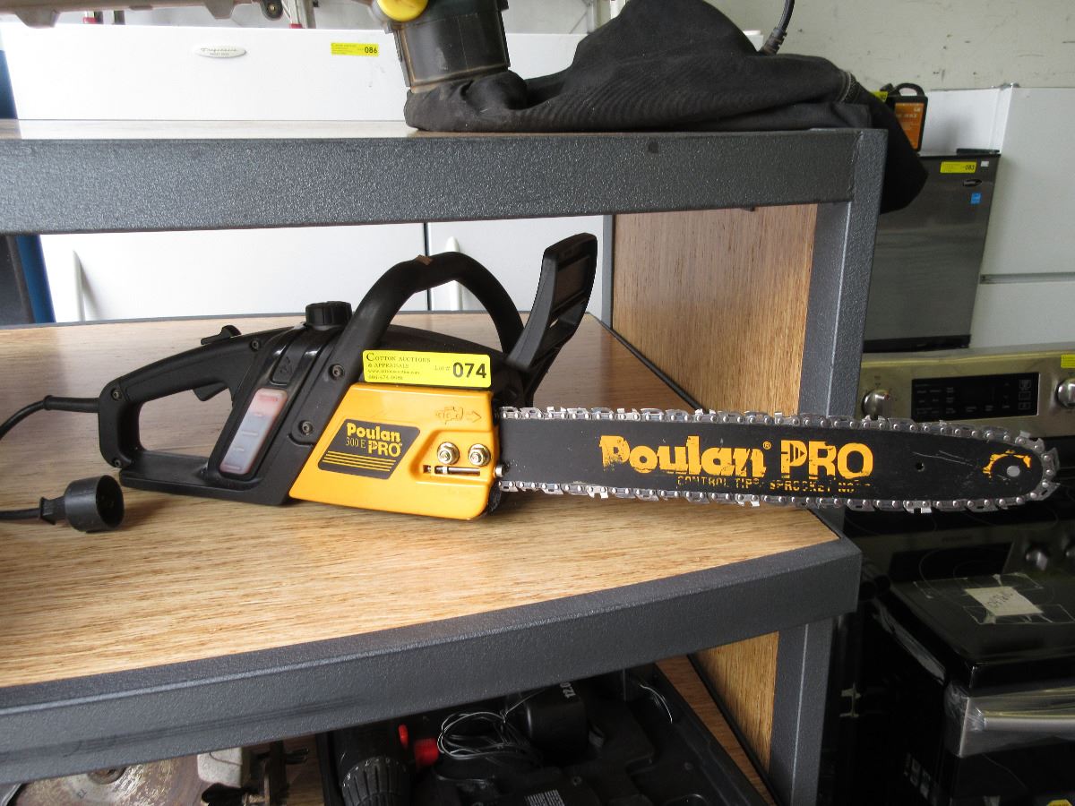 Poulan Pro 300E electric 16" chainsaw used